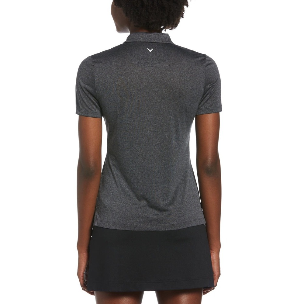 NWT Women's Callaway Opti-Dri 1/4 Zip Golf Polo - XL - Charcoal Heather XL - Picture 2 of 8